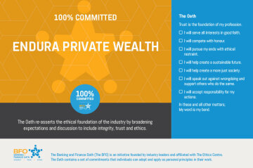 Endura Private Wealth is 100% committed to the BFO